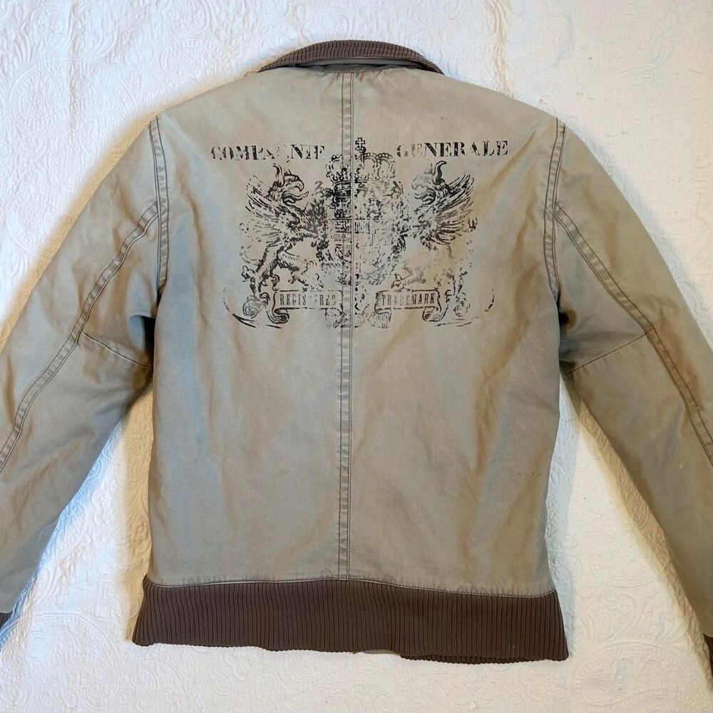 Aeropostale Men's Tan and Brown Jacket